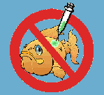 Ce site est CONTRE les poissons colorés artificiellement 
